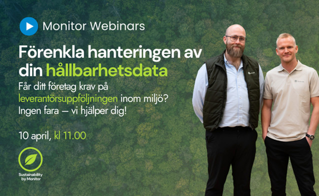 Förenkla hantering av din hållbarhetsdata